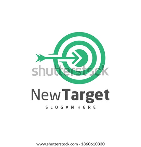 Target logo vector template. Creative Target logo design concept. Icon symbol, illustration.