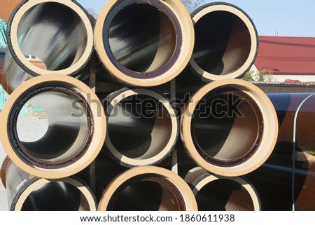 clay ceramic pipes for road works