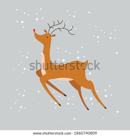 New year deer for wallpaper design. Xmas background. Happy new year 2020. Design element. New year deer for wallpaper design. Holiday banner happy new year. Christmas decoration.