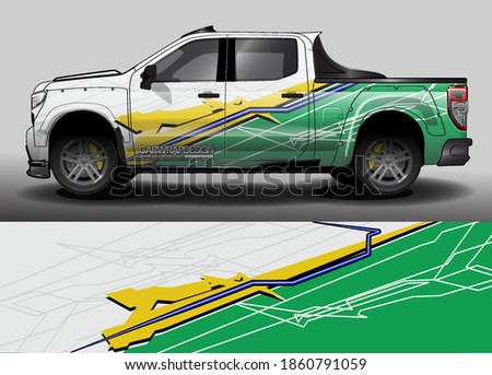 abstract background vector for truck, car wrap design and vehicle livery 
