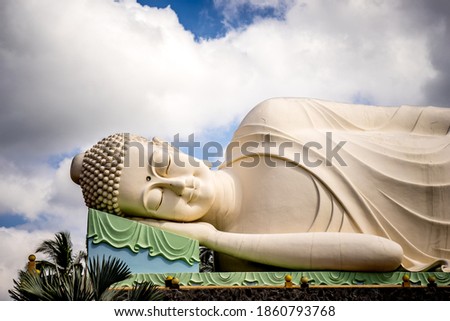 Buddha at Vinh Trang Temple In Mekong Delta, Vietnam