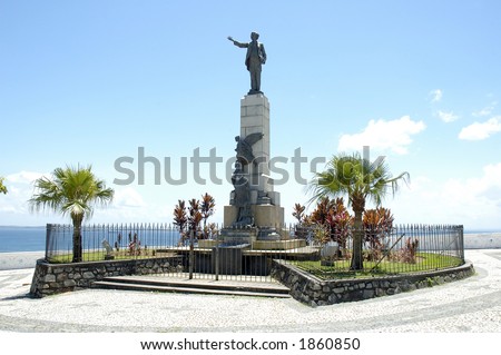 Statue of famous brazilian poet, Castro Alves Royalty-Free Stock Photo #1860850