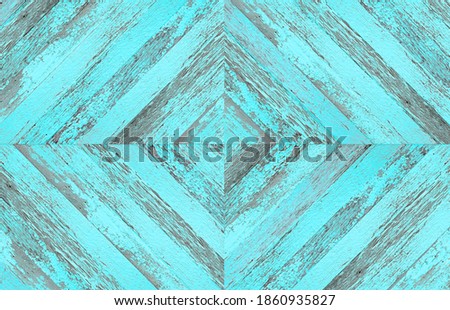 Vintage wooden wall with chevron pattern. Wooden boards texture for background. 