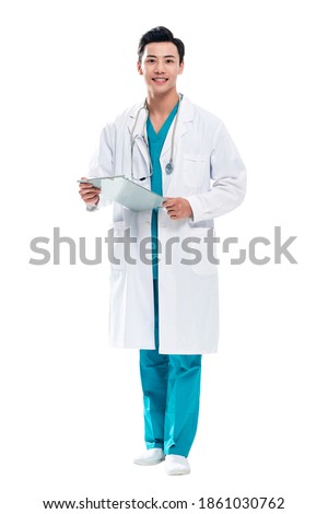 A young male doctor portrait