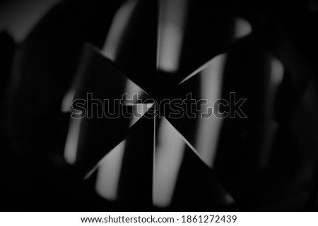 Abstract black and white futuristic background 