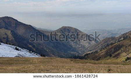 Shymbulak Ski Resort. Snow Mountains. Almaty. Ile-Alatau National Park. Kazakhstan