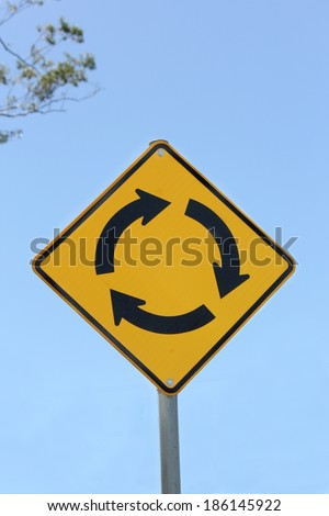 Traffic Circle sign