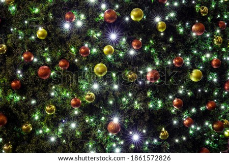 Christmas tree festive background colorful wallpaper picture winter holidays season concept 