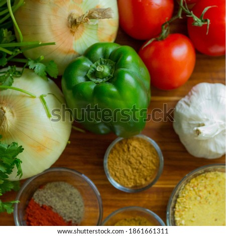 picture of the complementary ingredients for cooking