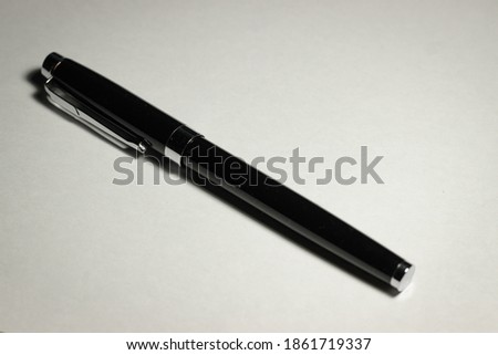 close up of black Pen