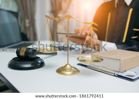 Partner lawyers or attorneys discussing a contract agreement. Successful businessmen have a contract in place to protect it,signing of modest agreements form in office There are different icons relate