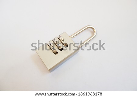 master key Or set a separate code on a white background