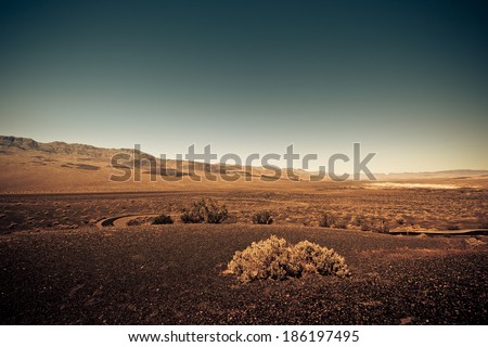 Dry & barren land terrain like Mars