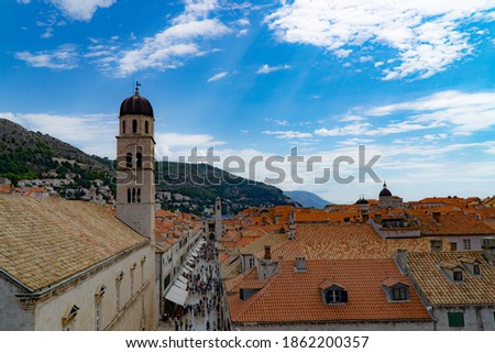 photo of Dubrovnik, old city in Croatia