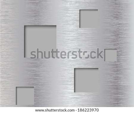 Metal abstract background - vector illustration