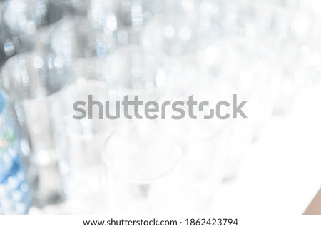 Stylish glass glare and bokeh backing