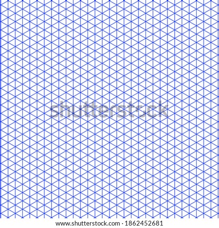 Grid paper. Isometric black grid on white background. Abstract lined transparent illustration. Geometric pattern for school, copybooks, notebooks, diary, notes, banners, print, books.