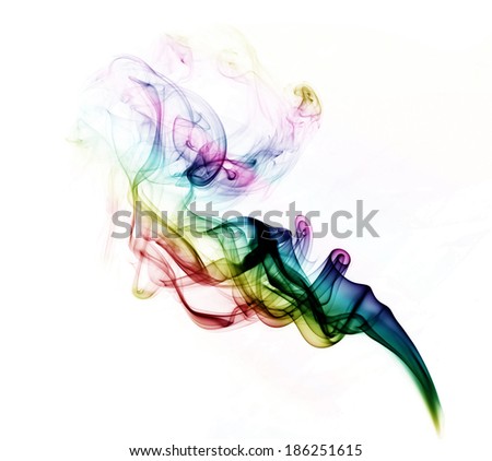 smoke shape Abstract color background
