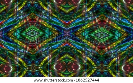 3d Abstract colorful design,modern background illustration,fractal surface,light effect texture