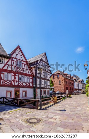 Historical city named "Schipkapass" in Annweiler am Trifels, Germany 