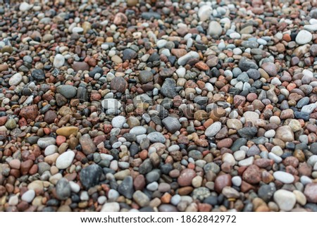 Pebbles Background, beach from Devon, England