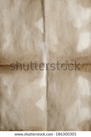 image of old wrinkled blank for background