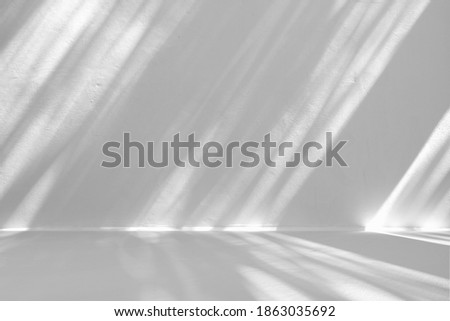 Abstract Interior Concrete Room Background with Shadow and Light Beam, Suitable for Product Display, Backdrop, and Mockup.
