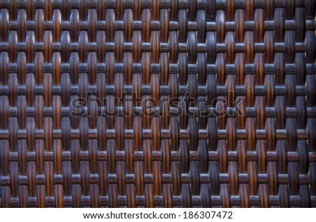 Wicker brown chair texture