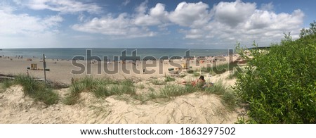 Sea picture summer vibes beautiful view of Baltic sea