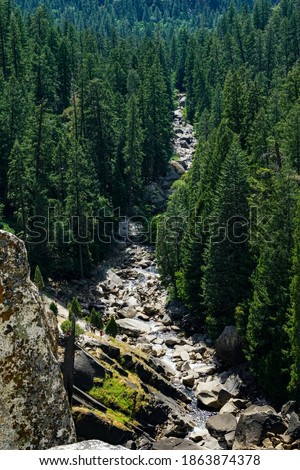 The Mist Trail in Yosemite National Park
