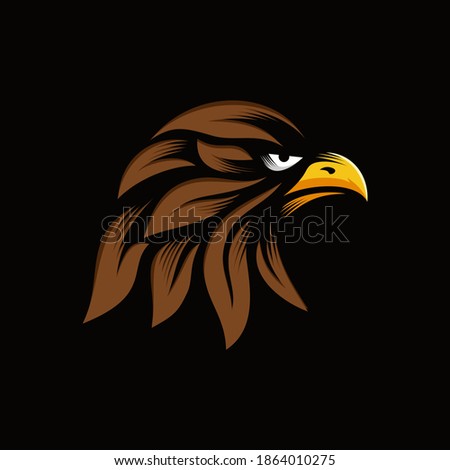Creative Eagle Head Mascot Logo