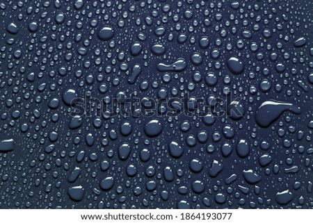 Drops of water on dark background