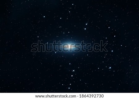 Colored beautiful galaxy. Elements of this image furnished by NASA