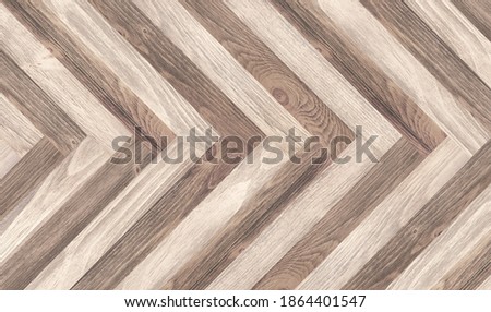 Vintage wooden wall with chevron pattern. Wooden boards texture for background. 