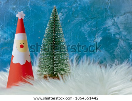 Santa Claus craft cone christmas decoration