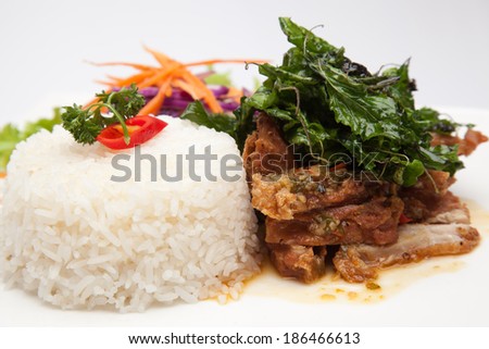 Basil Chicken Fried Rice