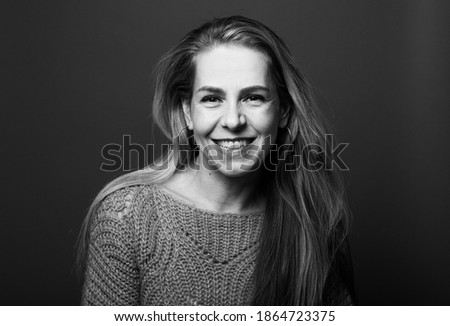 Portrait of a beautiful mature woman