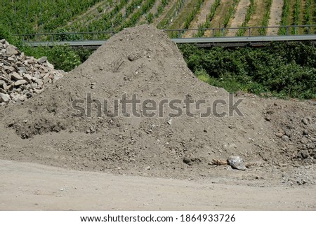 view of a heap of earth