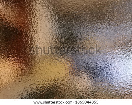 Frosted glass with beautiful abstract lighting effects for background 