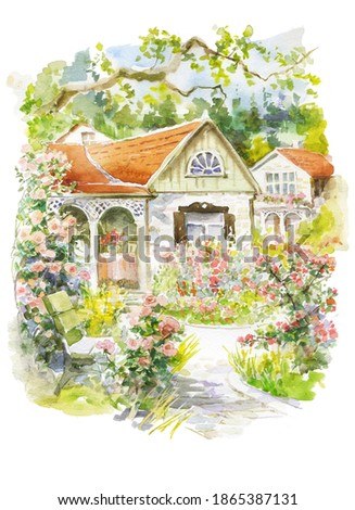 cozy beautiful house in flourish garden