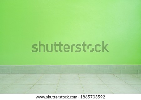 Green empty interior wall background empty space room studio for display product ad poster website template wallpaper background.