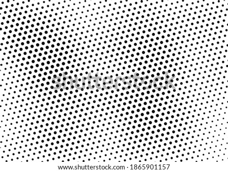 Fade Dots Background. Vintage Overlay. Grunge Distressed Pattern. Monochrome Backdrop. Vector illustration