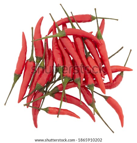 Red And Green Chillies Cili Padi Stock Photos And Images Avopix Com