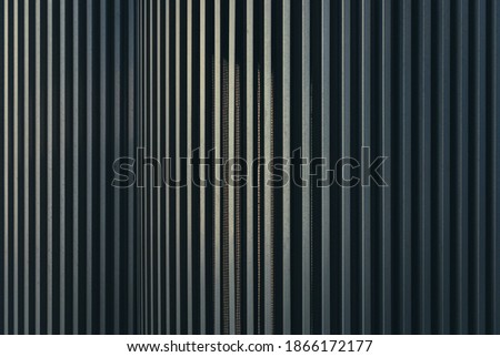 city abstract built structure, metal architectural textured background Royalty-Free Stock Photo #1866172177