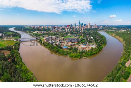 Metropolitan city from an aerial view