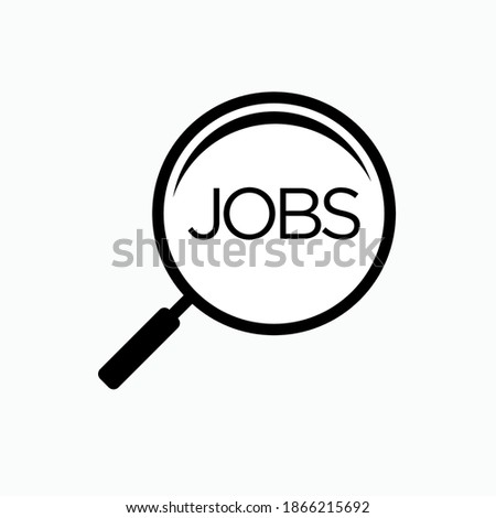 Job Seeker Icon. Employee Candidate Symbol - Vector. 