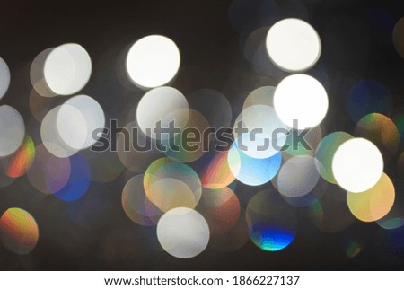 Warm golden bokeh lights background
