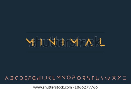 vector illustration of alphabet letter A to Z Royalty-Free Stock Photo #1866279766