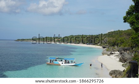 Beautiful Bira beach landscape picture