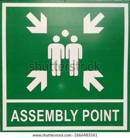 a board representing assembly point 